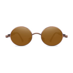 Óculos de sol vintage redondo