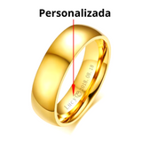Aliança personalizada com nomes interno