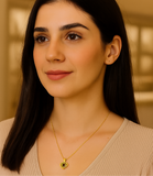 Colar coração momentos personalizado com foto + caixa