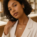 Colar com nome personalizado modelo Solange