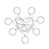 Conjunto de chaveiros quebra cabeça personalizados