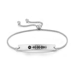 Pulseira baby  e adulto personalizada com nomes e spotify