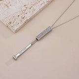 Colar barra 3D perolizado + personalização