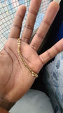 Pulseira cubana de aço inoxidável + caixa