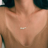 Colar com nome personalizado + caixa de presente