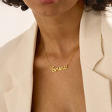 Colar com nome personalizado + caixa de presente